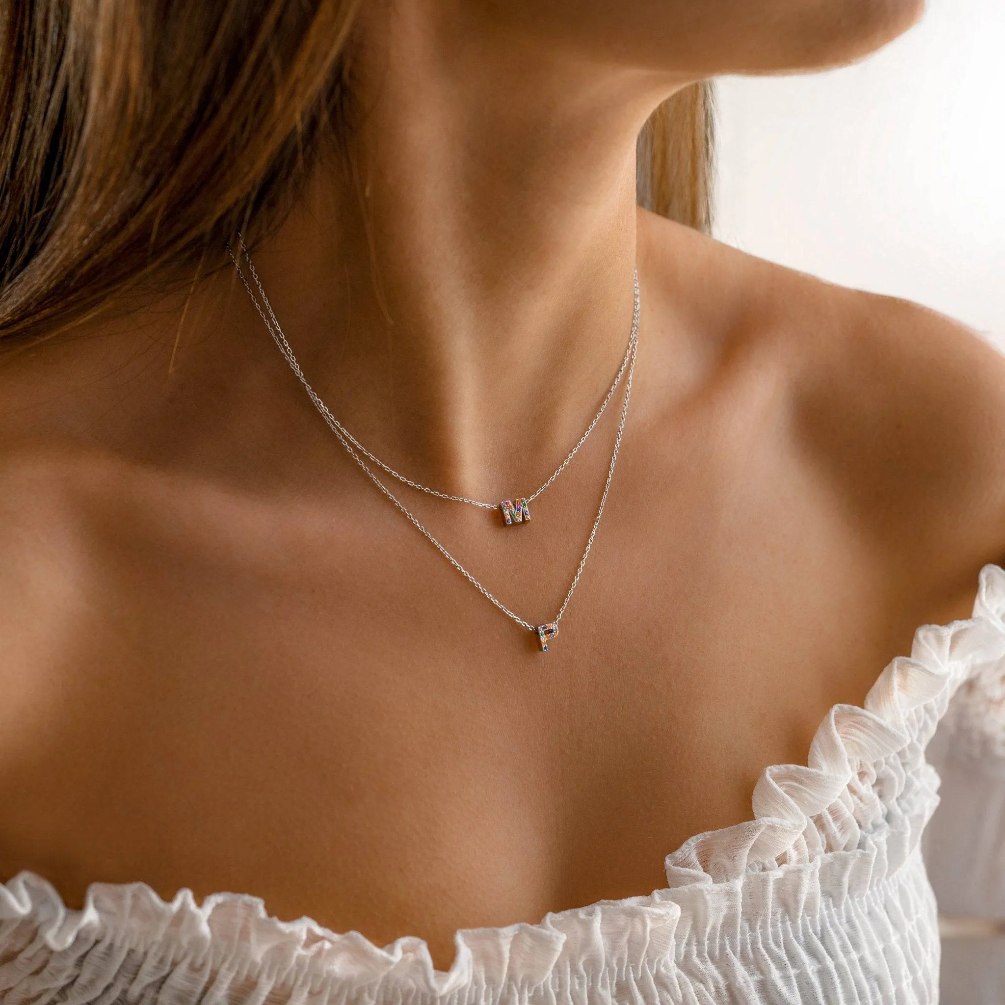 "Shinny Initial" Necklace