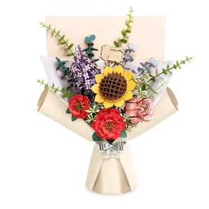 ROBOTIME TW01H Rompecabezas de Madera 3d Ramo de Flores