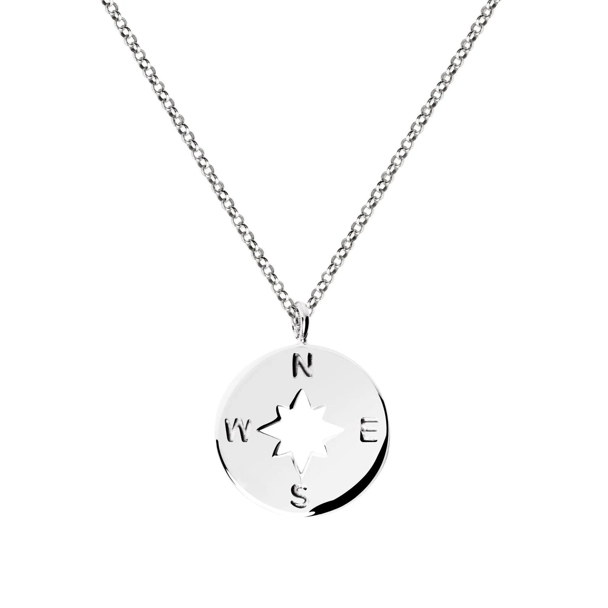 Rose des Vents Silver Necklace