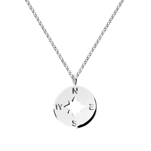 Rose des Vents Silver Necklace