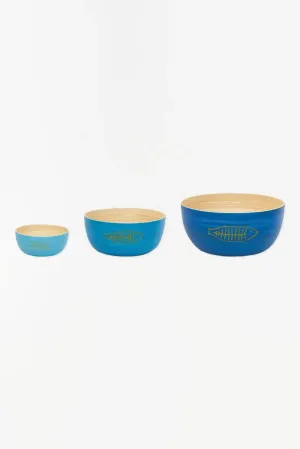 Set de 3 boles de bambú