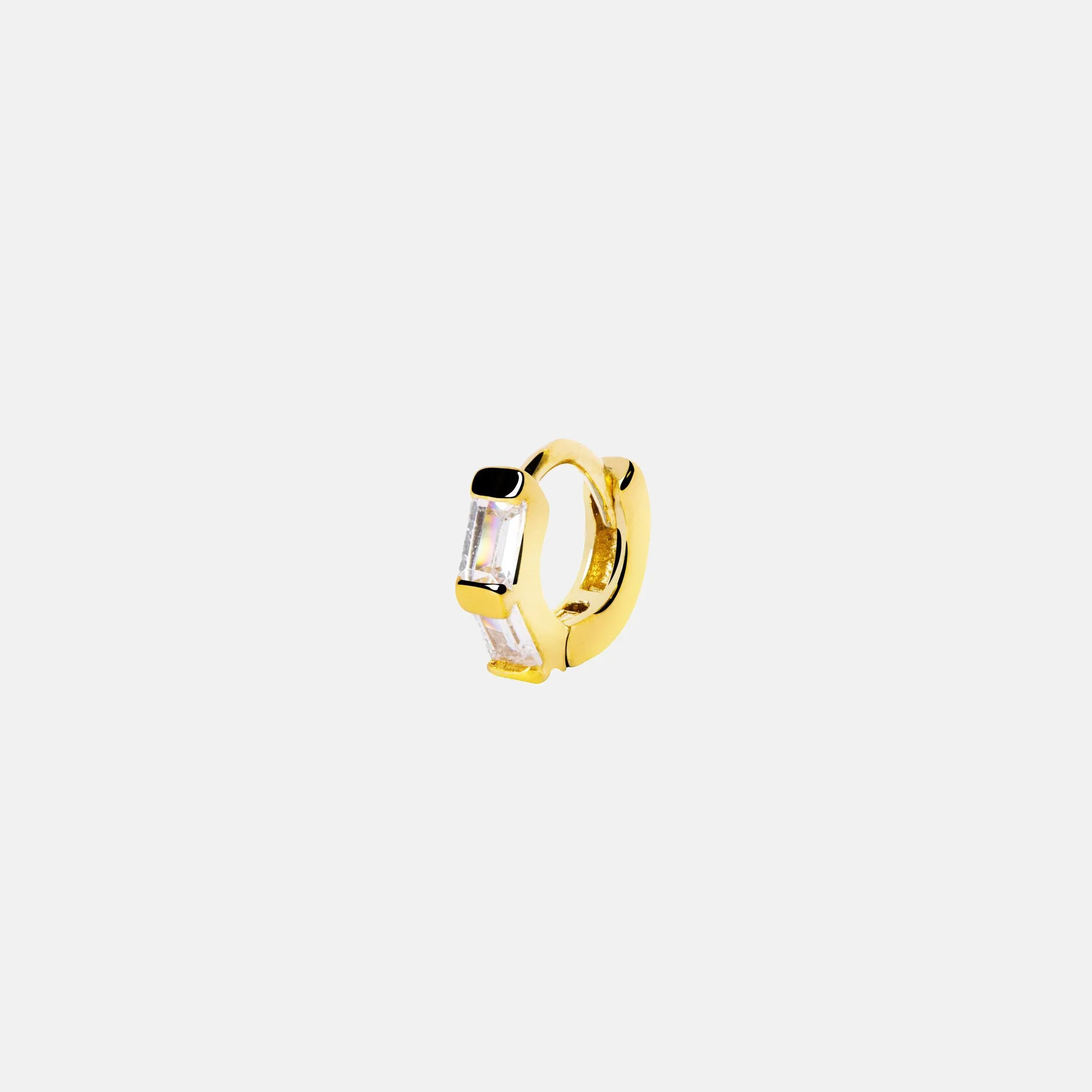 Sia S Gold Cartilage Hoop Earring