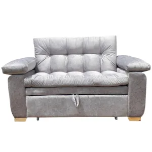 Sofacama Tampa Tela Antifluido Plata
