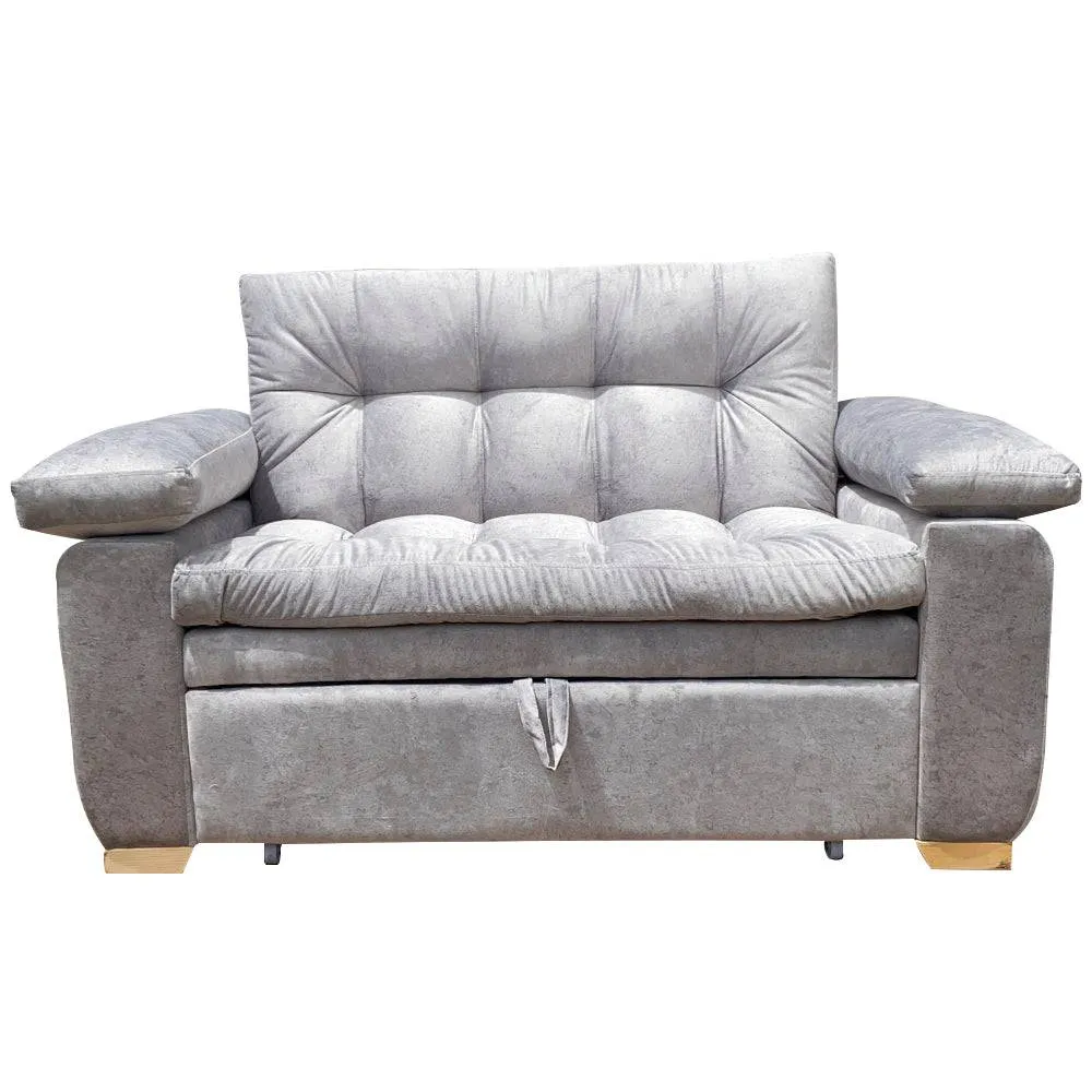 Sofacama Tampa Tela Antifluido Plata