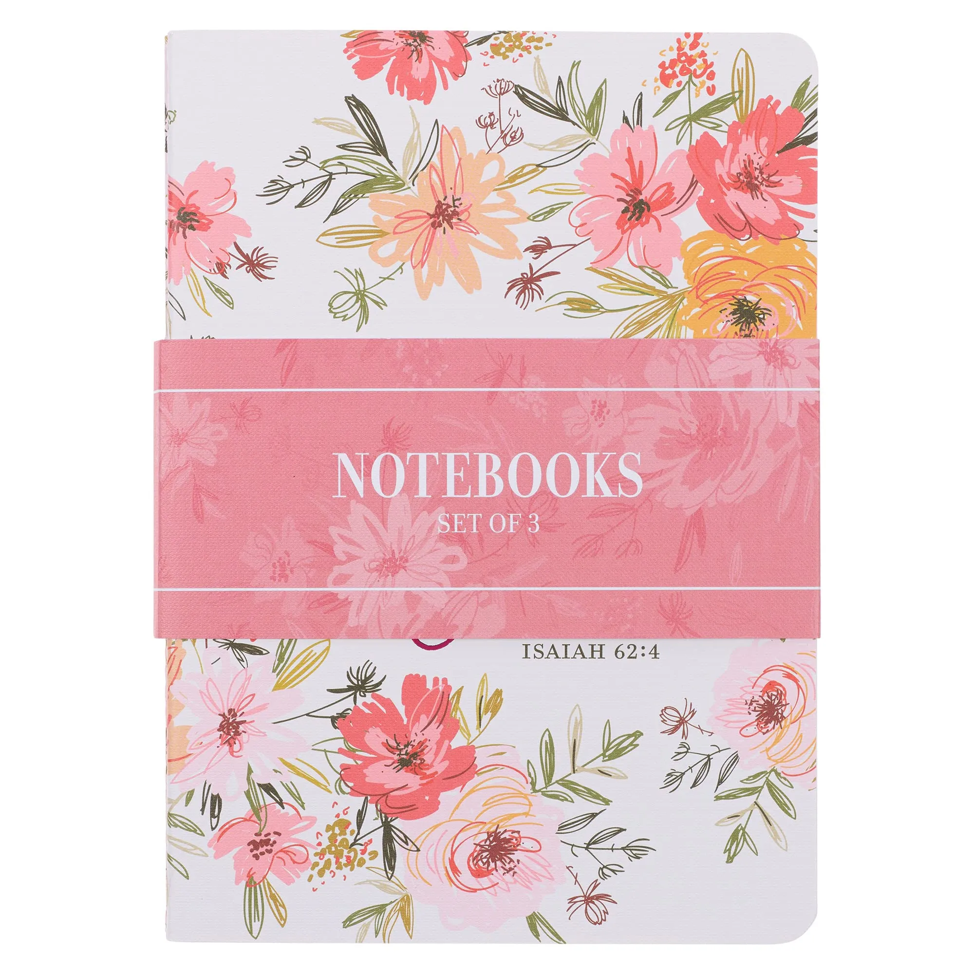 THE LORD DELIGHTS IN YOU ISAIAH 62:4 NOTEBOOKS SET OF 3