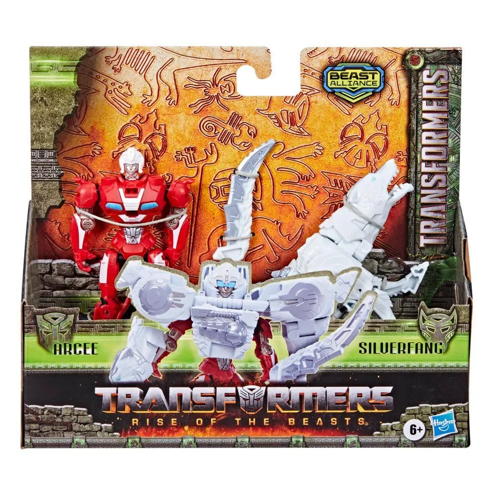 Transformers Beast Alliance: Rise Of The Beasts - Arcee y Silverfang Combiner 2 Pack