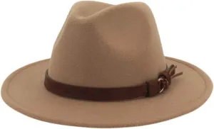 Unisex Fedora Fedora Sun Hats Panama Style with Wide Brim Beach Hat White Fedora Hats for Women