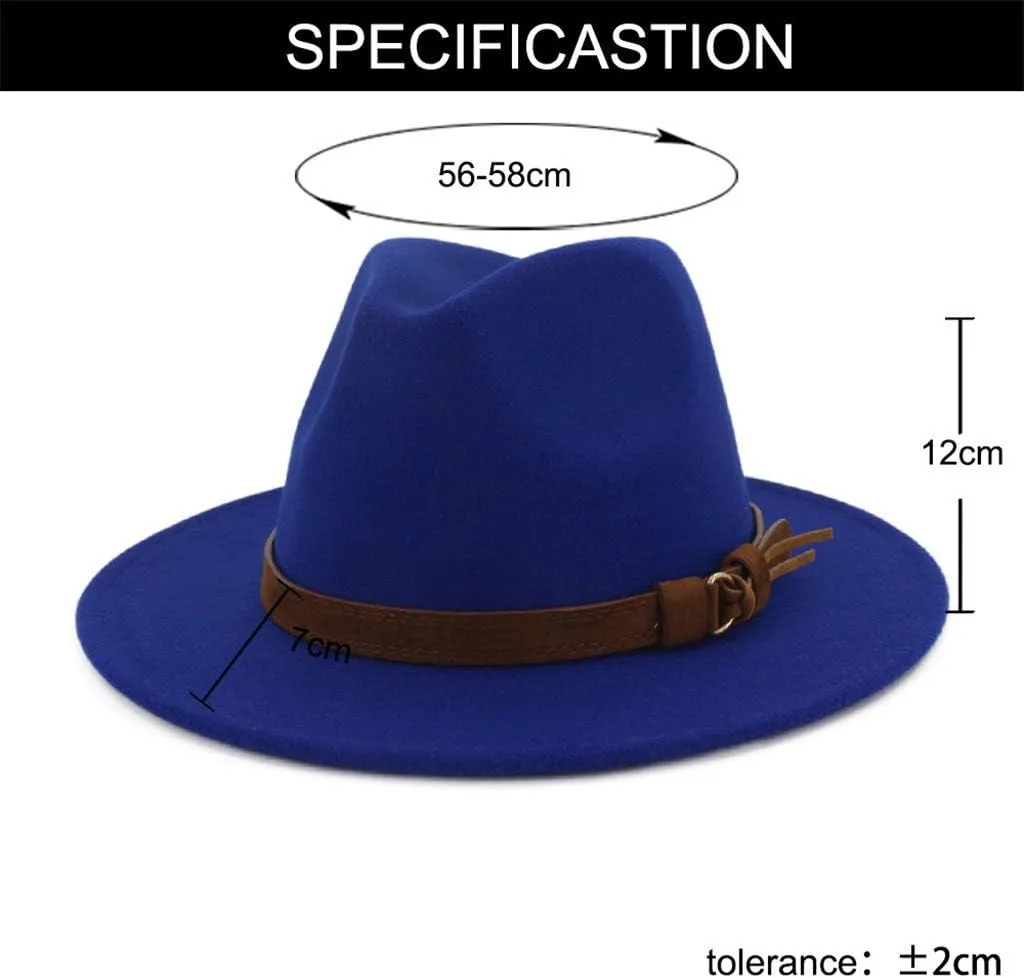 Unisex Fedora Fedora Sun Hats Panama Style with Wide Brim Beach Hat White Fedora Hats for Women