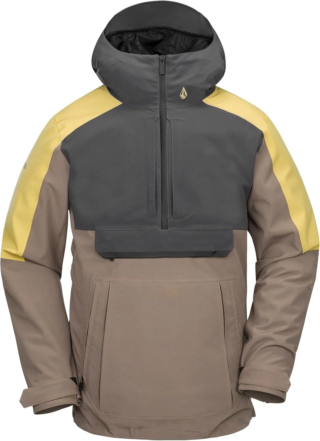 Volcom Men's Brighton Pullover Anarok Hooded Snowboard Jacket